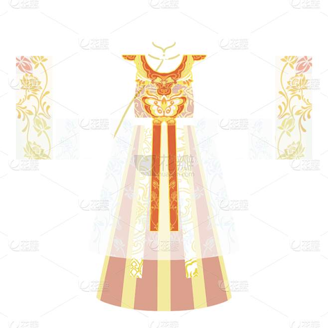 中国风-国潮汉服服饰单品贴纸8