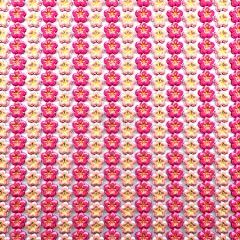 粉红色和珍珠花图标上的白色背景