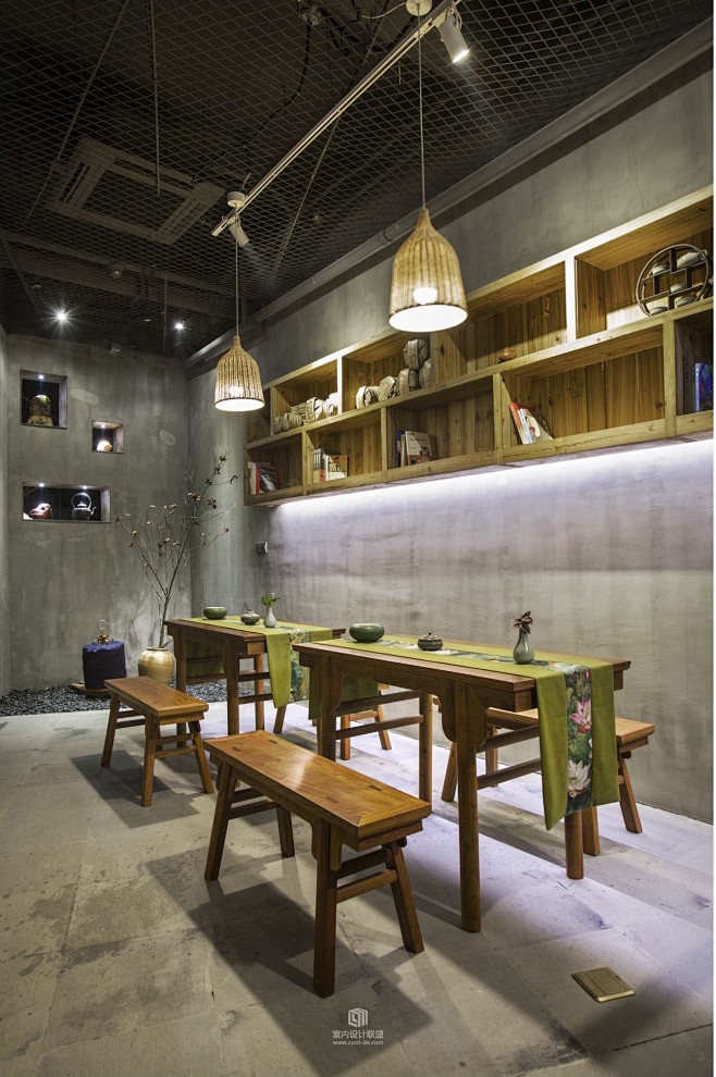 潘高峰设计-居善地•茶叙-餐饮空间-室内...