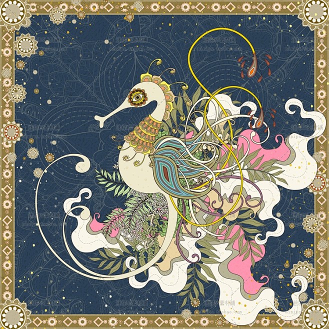 433号日本和风古代江户浮世绘相扑鸟兽图...