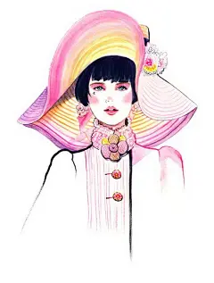 国外时尚插画。。小清新and唯美，忧伤