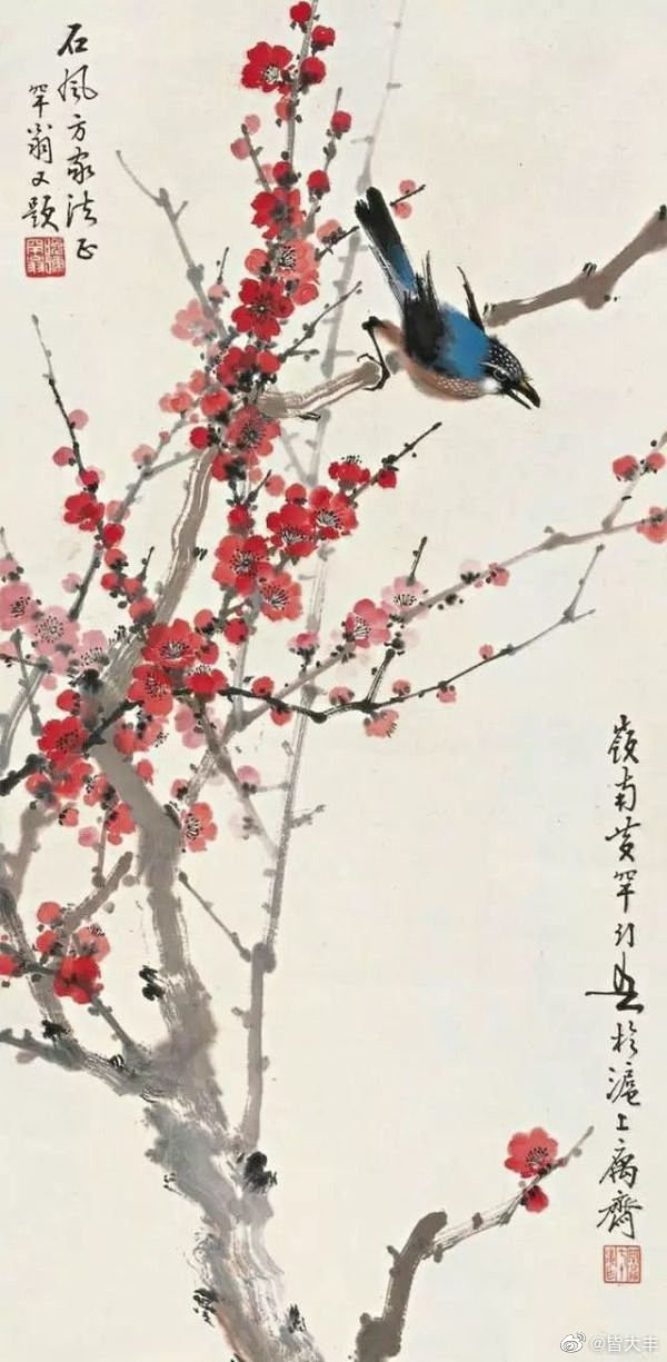 #国画花鸟# 画家黄幻吾（1906～1985）作品欣赏