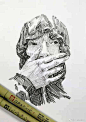 无交叉排线
工具：樱花勾线笔GRAPHIC 1.0和MICRON 0.3
Handi  每日一画  手绘  绘画学习  每天画唠 ​​​​