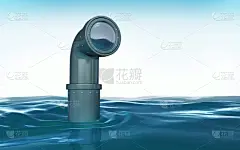 潜望镜,水,青绿色,潜水艇,老大哥,在下面,水平画幅,无人,海洋,波浪