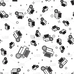 打印机,分离着色,嵌齿,图标,黑色,商务,复印机,计算机,打印单据,技术