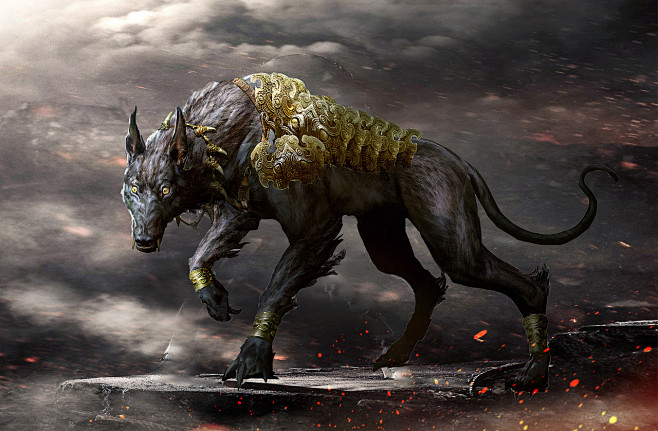 哮天犬,是神话中二郎神身边神兽/法宝,辅.