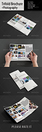 Print Templates - Trifold-Photographer Short Portfolio | GraphicRiver