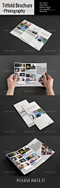 Trifold-Photographer Short Portfolio - Portfolio Brochures