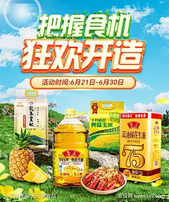 粮油夏季海报_源文件下载_PSD格式_1125X1340像素-海报,出游季,粮油,生鲜,生鲜海报,粮油夏季海报,食品夏季海报,粮油海报,夏季海报,电商海报-作品编号:2025061616234432-志设-zs9.com