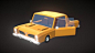 Vintage Car - Low Poly Style by robertkotsch