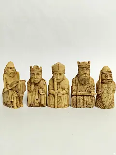 海洋堂--大英博物馆至宝展会场限定刘易斯岛西洋棋-52TOYS有品有趣