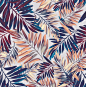 "Tropical Leaves" : textile print project