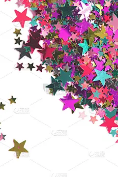 闪闪发光的星星接近背景