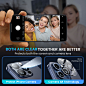 Amazon.com: Fotbor [3 + 3 件装适用于 iPhone 15 Pro Max 屏幕保护膜,带相机镜头保护膜,钢化玻璃防碎易安装框架,高清透明全覆盖 iPhone 15 Pro Max 配件 6.7 英寸 : 手机和配件