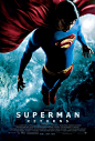 《超人归来》电影海报设计欣赏 #采集大赛#