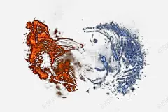 冰火凤凰 平面电商 创意素材