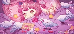 鸽子和手写信 | mumu沐沐 - 原创作品 - 涂鸦王国