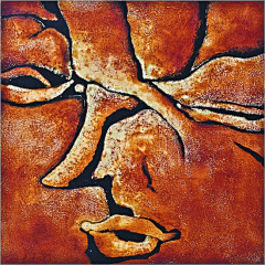 ~小迷糊~采集到中国元素——漆画~版画~岩彩