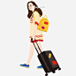 拖着行李箱去旅行的女人免扣图图片大小2000x2000px 图片尺寸286.17 KB 来自PNG搜索网 pngss.com 免费免扣png素材下载！卡通#卡通手绘#女孩#女人#女士#去旅行的#外出#行李箱#