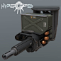 Hypergates - Grenade launcher, Alessandro Masciari : Illustration I did for Hypergates game - 2011