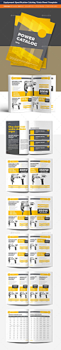 Equipment Specification Catalog / Data Sheet Template InDesign INDD. Download here: http://graphicriver.net/item/equipment-specification-catalog-data-sheet-template/16642668?ref=ksioks