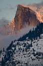 travelthisworld:

Winter Sunset on Half Dome
Yosemite National Park, California, USA | by arbabi
