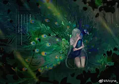 早已死去却保持开屏的孔雀，挣扎不过无边苦难 ​​​​