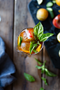 Basil Plum Pimm's Cup • The Bojon Gourmet : The classic Pimm’s Cup cocktail gets a summery twist from fresh plums and basil. Even though I lived a mere 10 minute drive from San Francisco’s acclaimed vegan restaurant Millenium for a decade, it wasn’t until