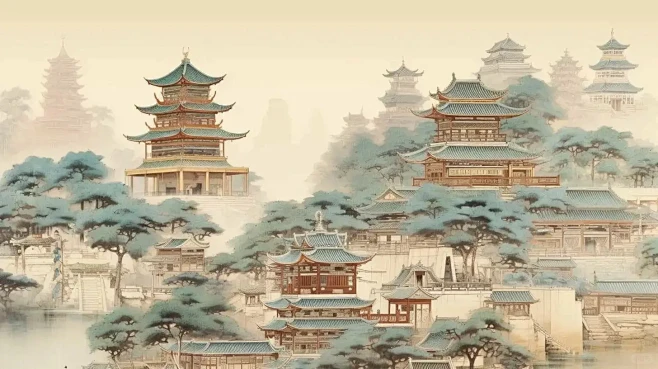 宋代建筑群 国风