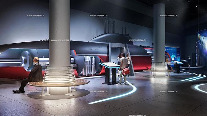 商业展厅,3D展模网