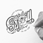 Hand Type Vol. 27 : Various Typography Sketches for January and February 2015