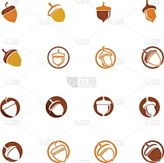 acorn logo ilustration