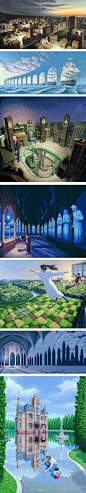 意匠id：视错觉 Rob Gonsalves Mind. Blown.