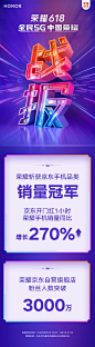 荣耀618截至1点战报 京东电视销售排行榜位列第一 更多高品质优质采集-->>@大洋视觉