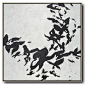 Minimal Black and White Painting #MN8A #acrylic-painting #Black-and-White #Celine-Ziang