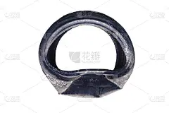 旧轮胎，损坏，损坏从背景剪辑部分分离出来