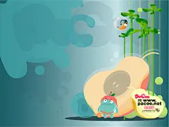 水果部落卡通壁纸