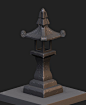 Old Chinese Lamp (low poly), Yeghor Gallagher : I`ve done this lamp for improving skills in High/Low poly modelling, baking maps etc.
It was fun to make a texture in Substance Designer - very powerfull program. 
Also i solved a lot of problems and find an