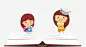 书上的小孩子_新图网 https://ixintu.com 书本 可爱 小孩子 爱学习
