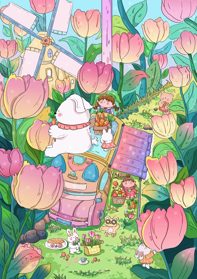 希望有一幅画可以治愈到你_一牙西瓜子__...