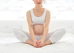 莲花坐式,女人,松弛练习,自然美,休闲活动,腹腔,仅成年人,青年人,运动
