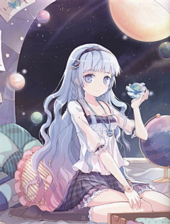浅葱。采集到那些精致的色彩。动漫绘