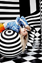 JUCO JUCO PHOTO adi goodrich Set Designer fashion photography editorial SCHON! op art black and white aspen