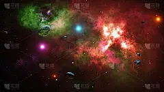 宇宙充满了恒星，星云和星系