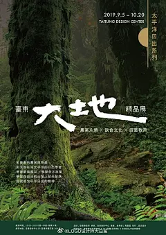 森林系海报版式创意 ​​​
