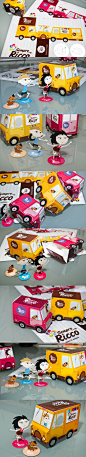 Packaging (boxes) for Belgian candy stor