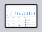 Blog CMS Dashboard Concept ranking graph dashboard app content blog cms mockup ipad dash dashboard search minimal app web design clean interface ux ui