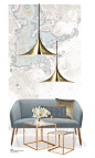 "Wallpaper inspired by NASA imagery. .." by gloriettequartet ❤ liked on Polyvore featuring interior, interiors, interior design, home, home decor, interior decorating, Gubi, Dot & Bo, Nate Berkus and John-Richard: 