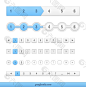 界面页码元素PSD素材网页UI素材免费下载(图片编号:800538)-六图网