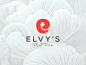 Elvys lettermark floraldesign rosebud flowershop floral flower rose e logo